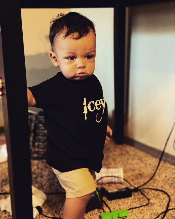 Infant Gold Print Shirt - Icey Apparel